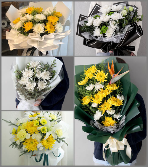 山西长治壶关县黄山乡神后村白事花束代送